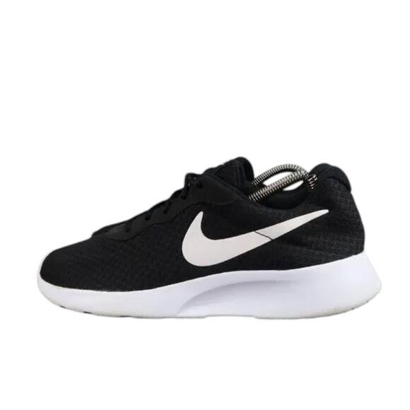 Nike Shoes Womens 9 Athletic Trainers Tanjun Sneakers Black White Casual Active - Picture 7 of 13